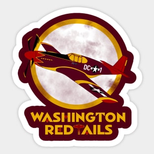 Washington Red Tails Sticker